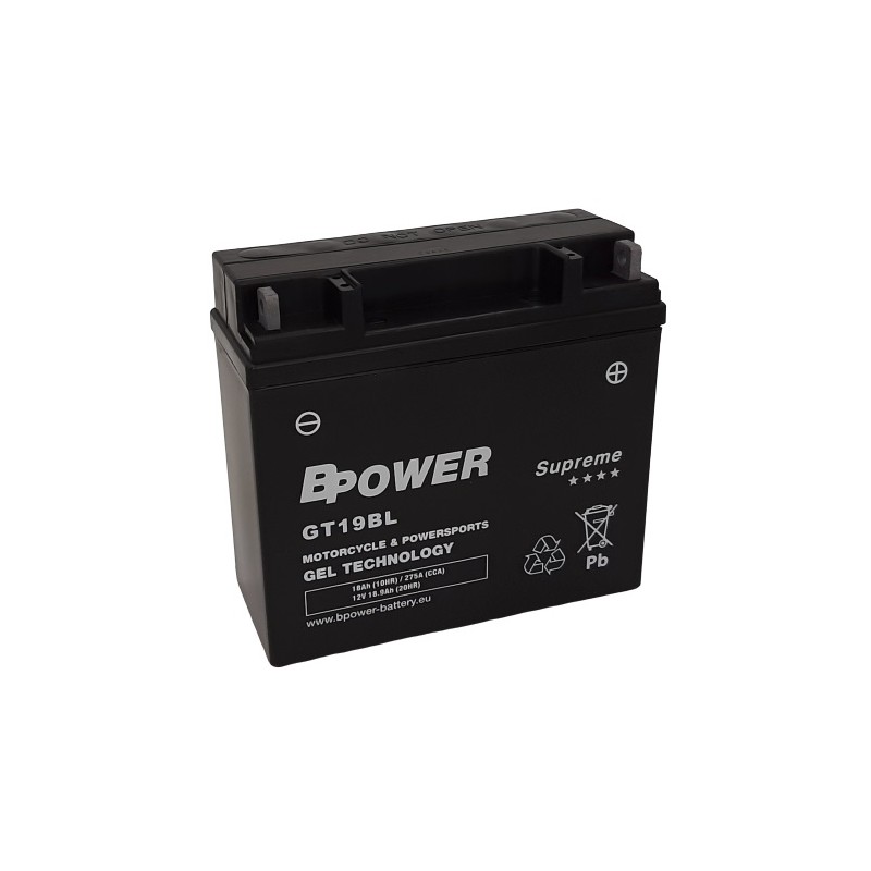 Akumulator BPower GEL 51913 / GT19BL 18Ah 275A 12V