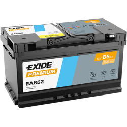 AKUMULATOR EXIDE 85AH 800A 12V P+ EA852