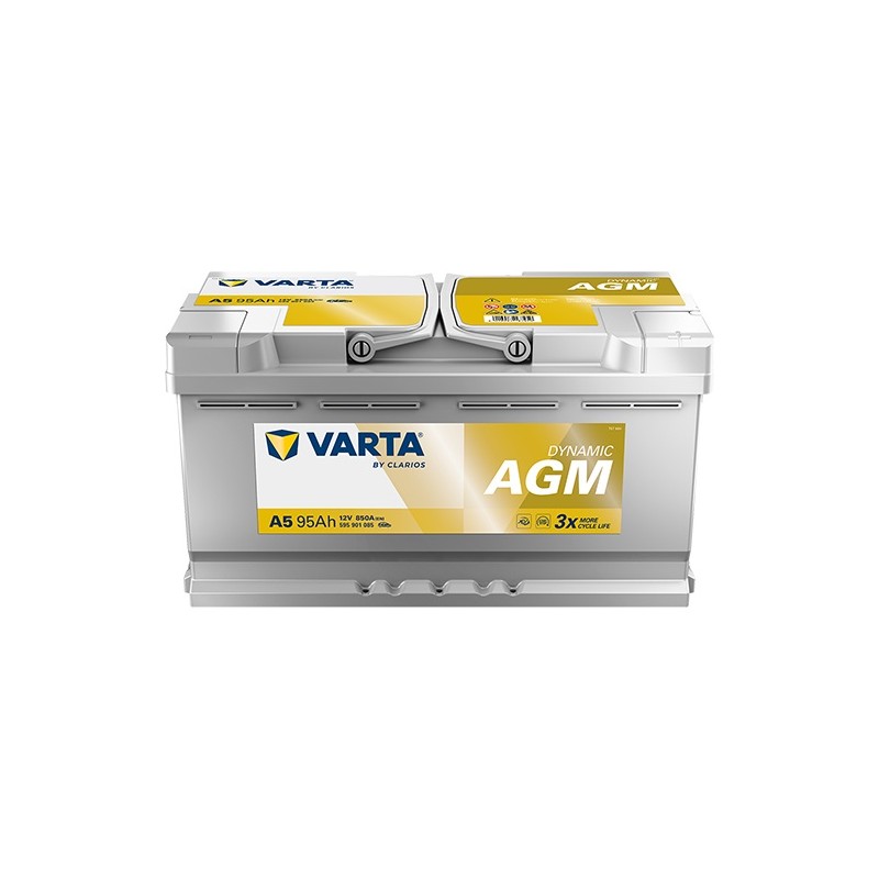 AKUMULATOR AGM VARTA 95AH 850A 12V P+ G14/A5