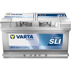 AKUMULATOR VARTA 80AH 740A 12V P+ F17