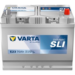 AKUMULATOR VARTA 70AH 630A 12V P+ E23