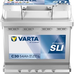 AKUMULATOR VARTA 54AH 530A 12V P+ C30