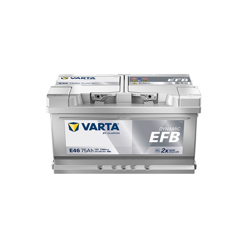 AKUMULATOR VARTA 75AH 730A 12V P+ E46 EFB