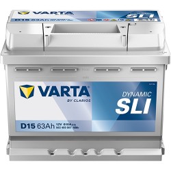 AKUMULATOR VARTA 63AH 610A 12V P+ D15