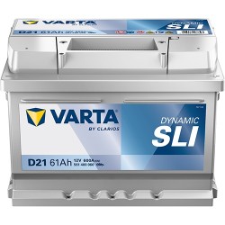 AKUMULATOR VARTA 61AH 600A 12V P+ D21